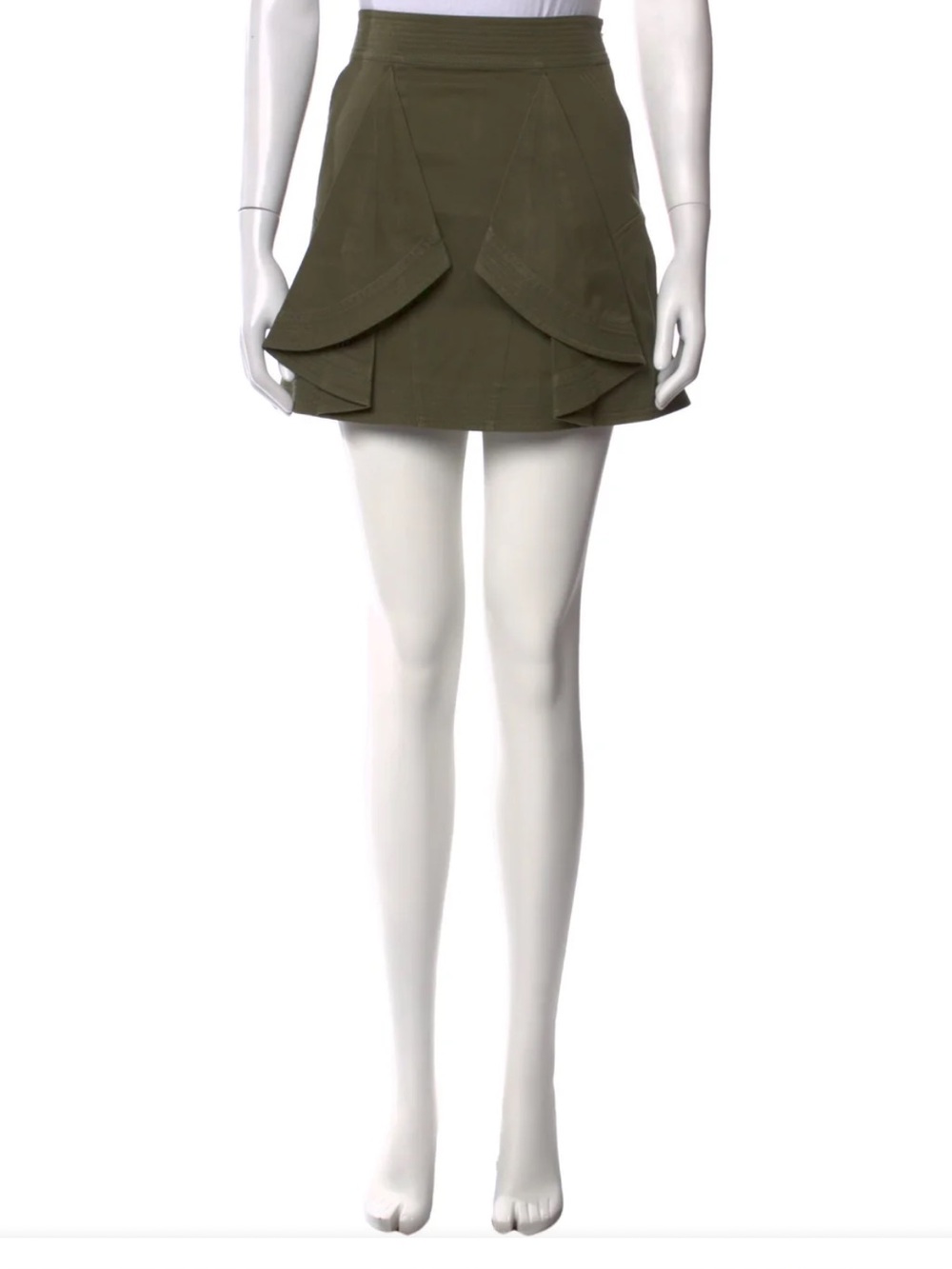 Tanya Taylor 2 Green Women’s Casual Layered Shorts